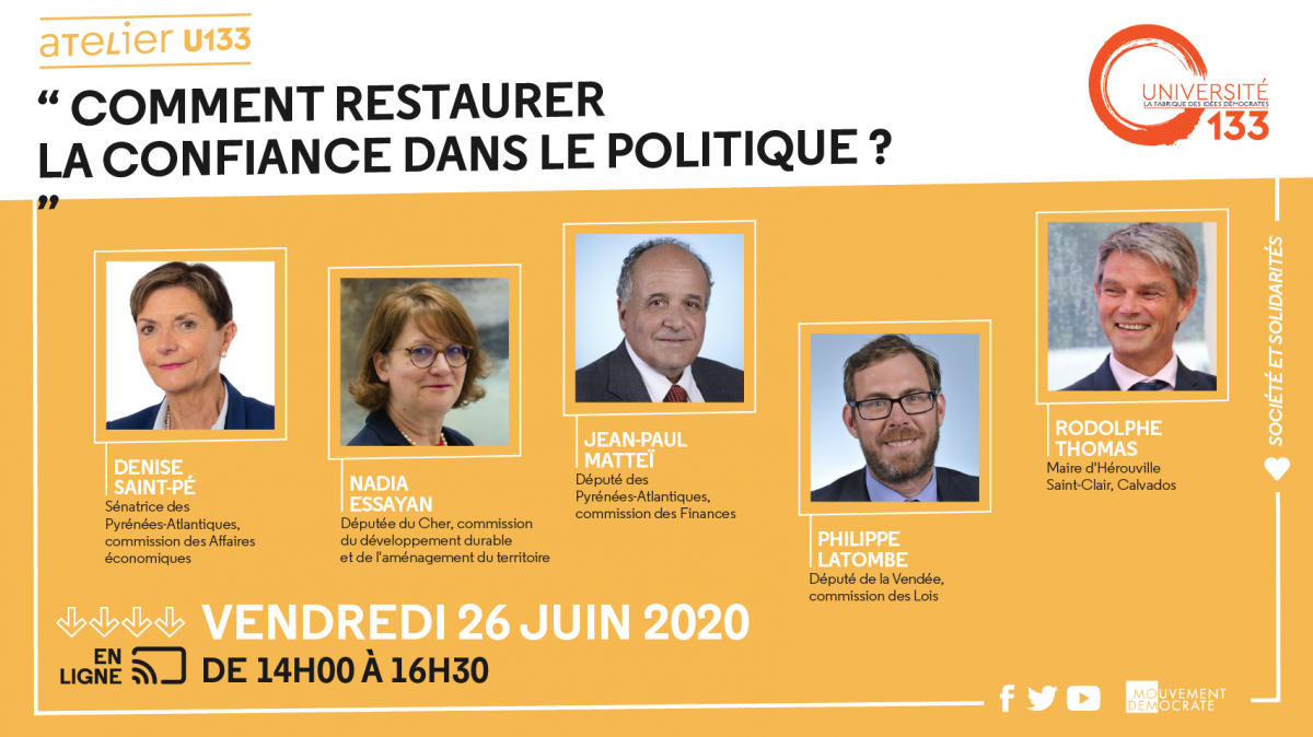 Atelier U133 - 26 juin 2020